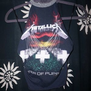Metallica graphic halter top⚡️🎶
